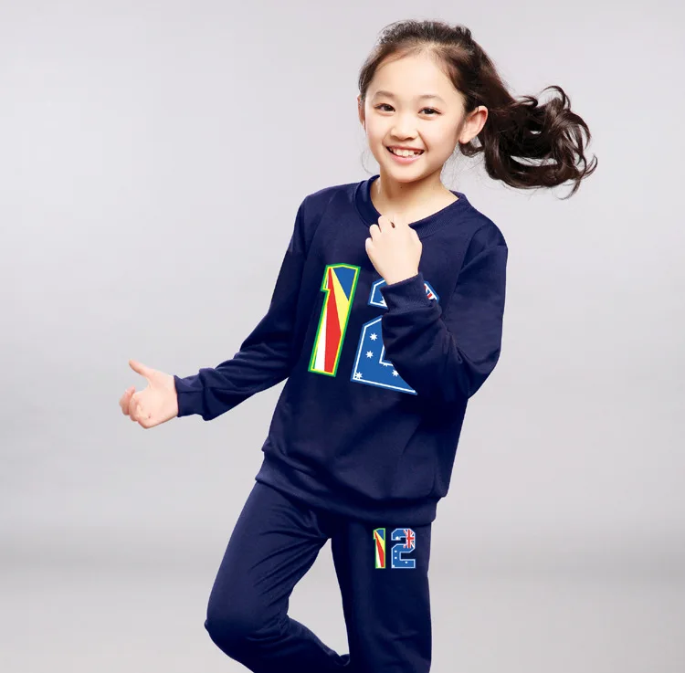 Girls Clothing Set Kids Tracksuit Long Sleeve Shirts+Pants Boys Sports Suits 2017 Spring Autumn Sweatshirt Children Clothes | Детская