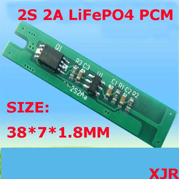 2S 2A 6 4 V LiFePO4 BMS/PCM/PCB Защитная печатная плата для 2 упаковок аккумуляторных батарей