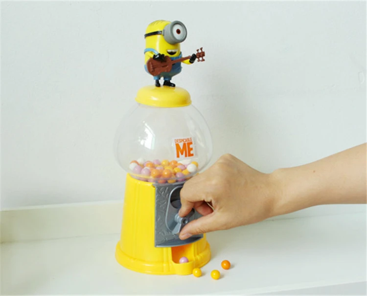 Большой милый Миньоны конфеты машина игрушка с фигурка модель украшения Diy детей