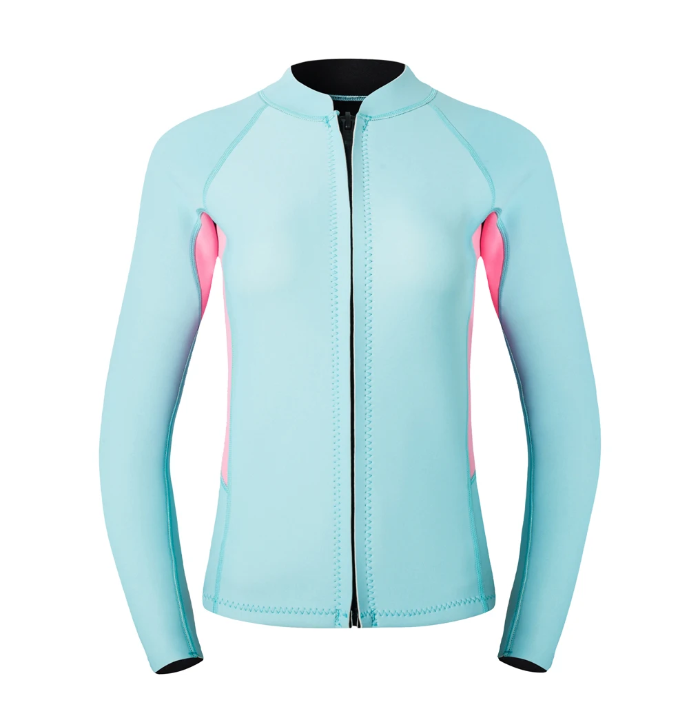 2 мм неопреновый гидрокостюм Дайвинг куртка Длинные рукава куртка|wetsuit jacket|long sleeve