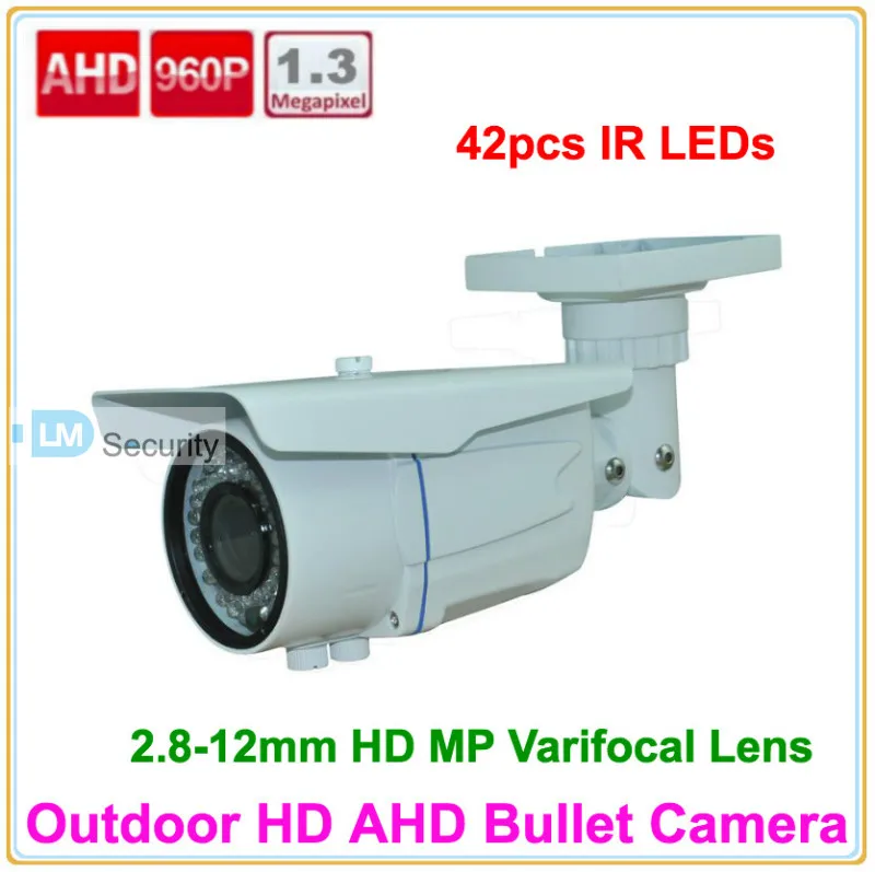 Lihmsek CCTV Camera 1 3 MP 960P AHD 2 8 12mm вариообъектив 1200TVL наружная цилиндрическая камера