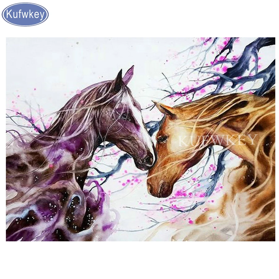 Новое поступление алмазная живопись лошадь любви 5d вышивка распродажа