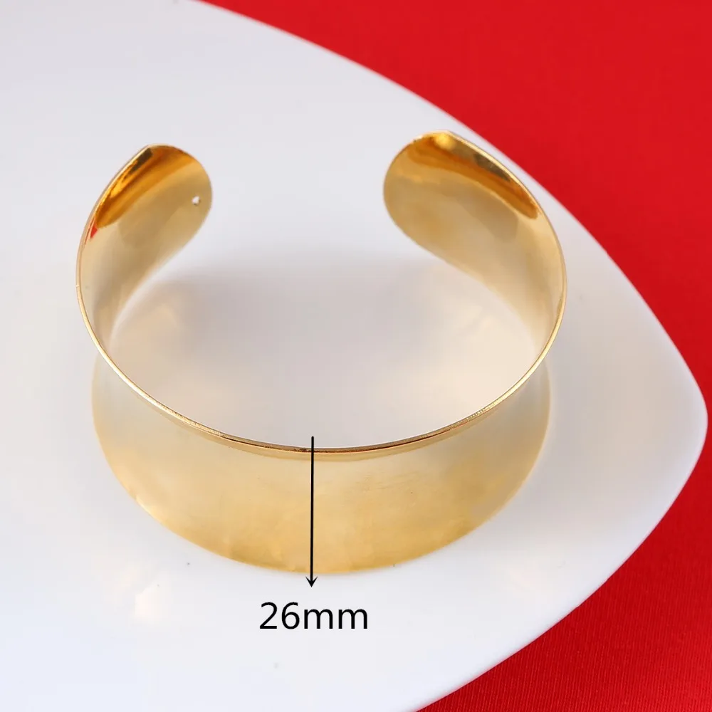 Newest Big Wide Ethiopian Bangle Gold Color Bangles&ampBracelets African Men Women Jewelry | Украшения и аксессуары