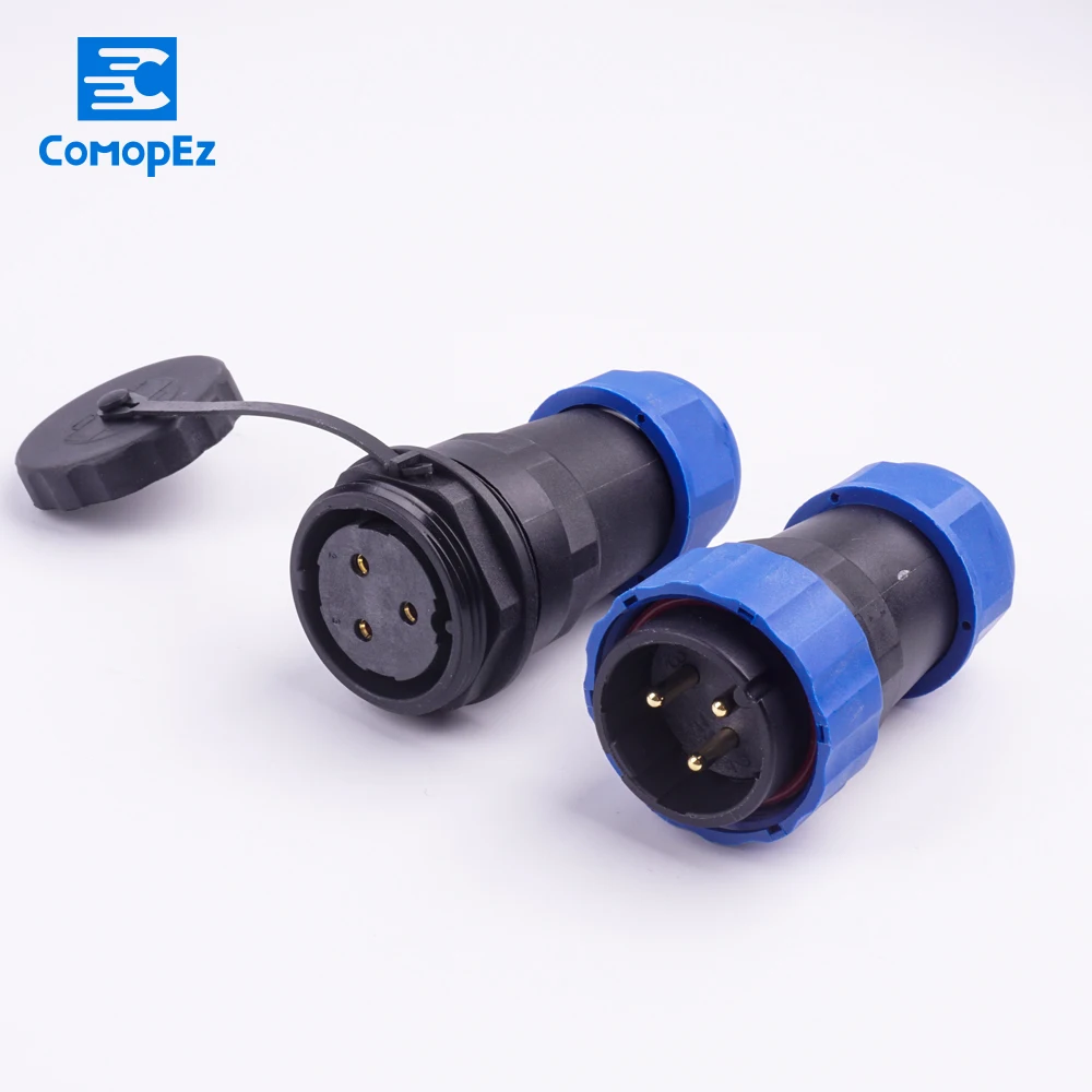 Sp28 IP68 Кабельный разъем 3pin 5pin 7pin 9pin 12pin 16pin 19pin 24pin авиационные водонепроницаемые разъемы вилка и розетка, Male Femal