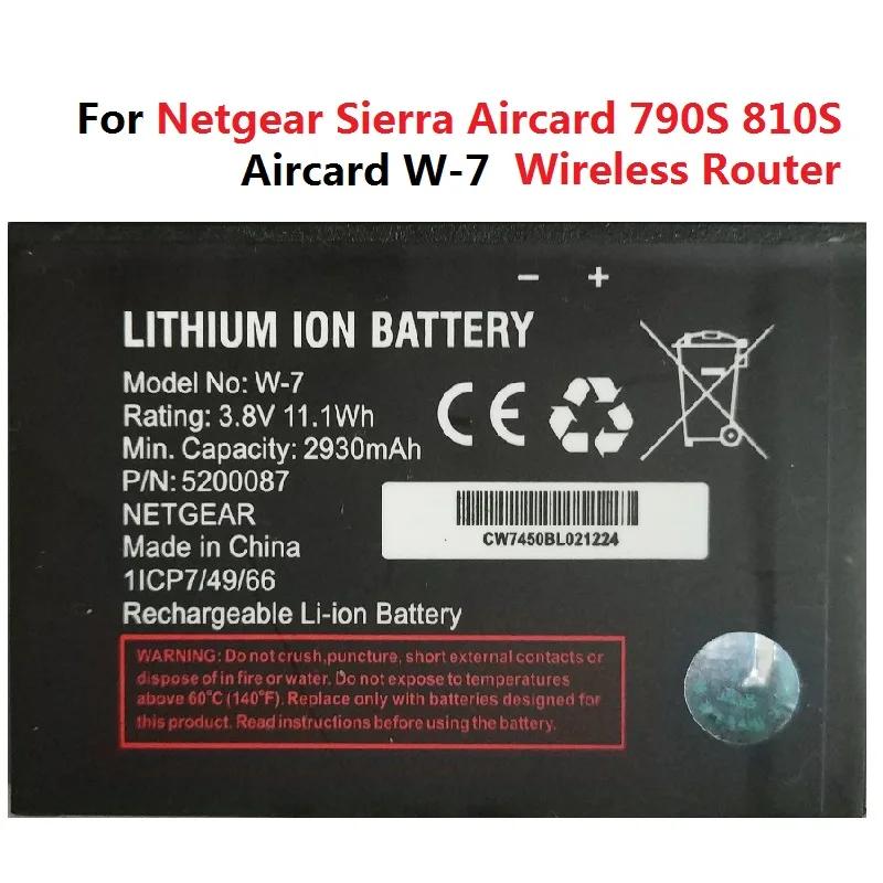 Аккумулятор 3 7 В для беспроводного маршрутизатора Netgear Sierra Aircard аккумулятор