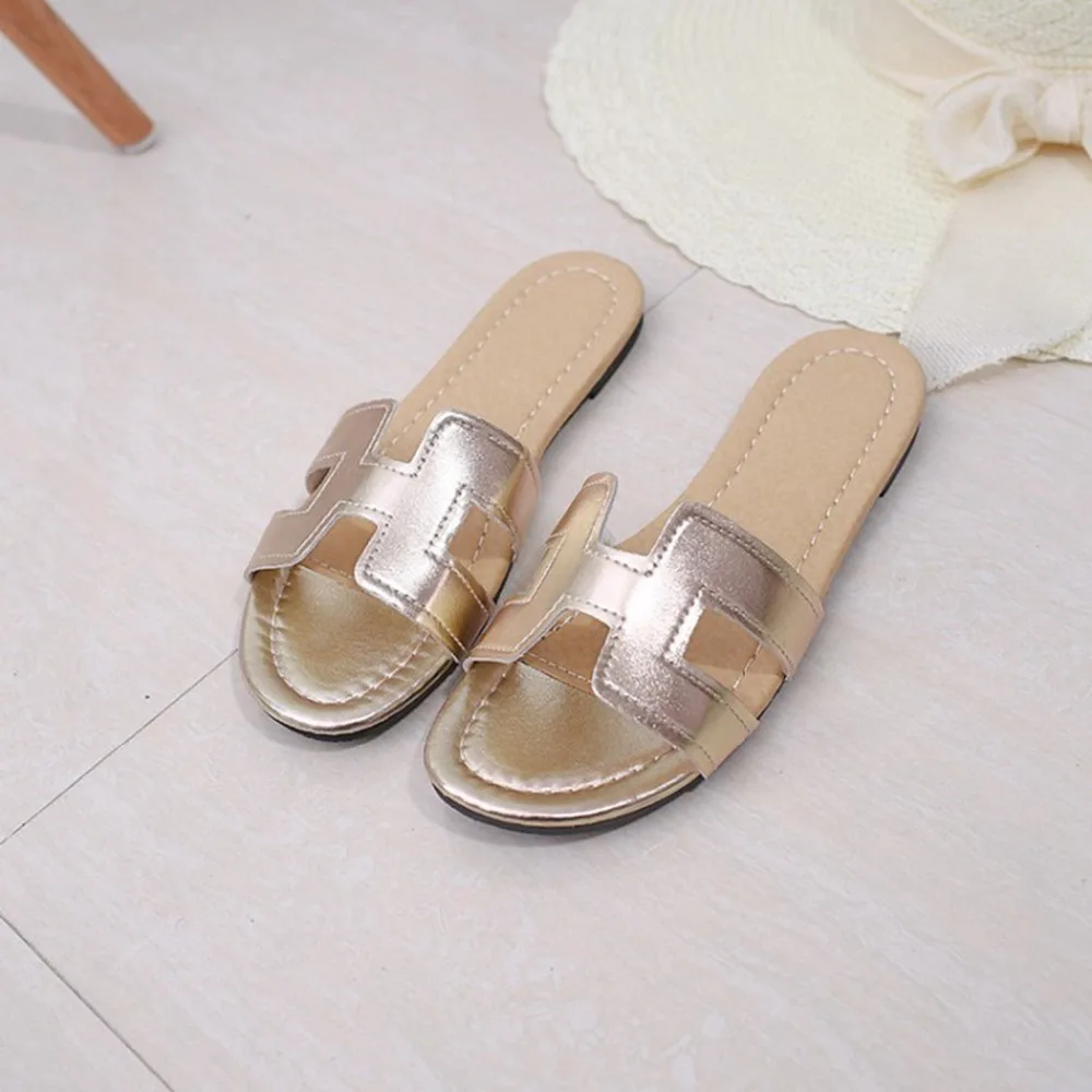 Женские босоножки 2018 г. летние модные лоферы из искусственной кожи сандалии на