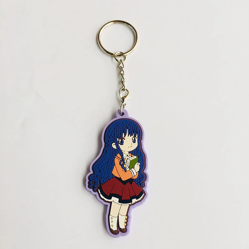 10 Мультфильм Kinomo Sakura ПВХ брелок Daidouji Томойо Li сяоран Cerberus милый забавный Сумка Подвесные Брелки porte ключах подарок для ребенка - Цвет: 10
