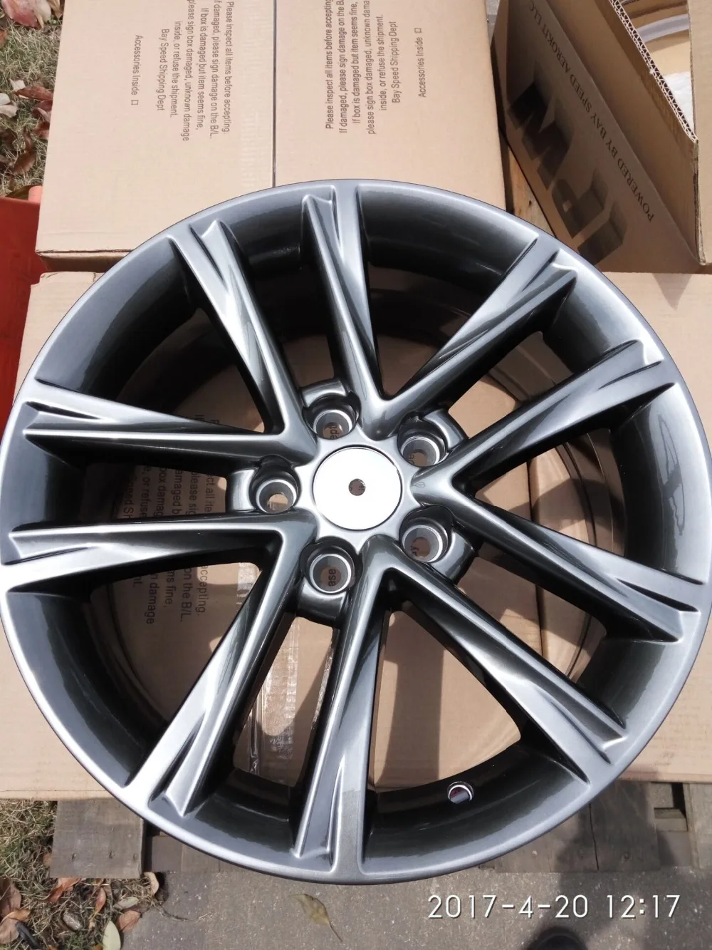 4 Новые 19 &quotGUNMETAL RX F диски в спортивном стиле подходят для LEXUS TOYOTA CAMRY GS300 ES330 W225 |
