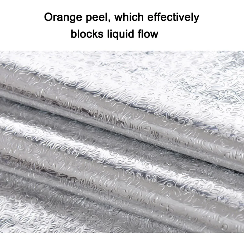 

Kitchen Oil-proof Waterproof Stickers Aluminum Foil Kitchen Stove Cabinet Self Adhesive Wall Sticker DIY Wallpaper SDF-SHIP