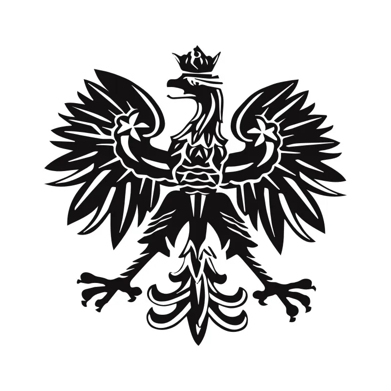 Anycuros польский Орел Польша символ модные наклейки для автомобиля животный узор