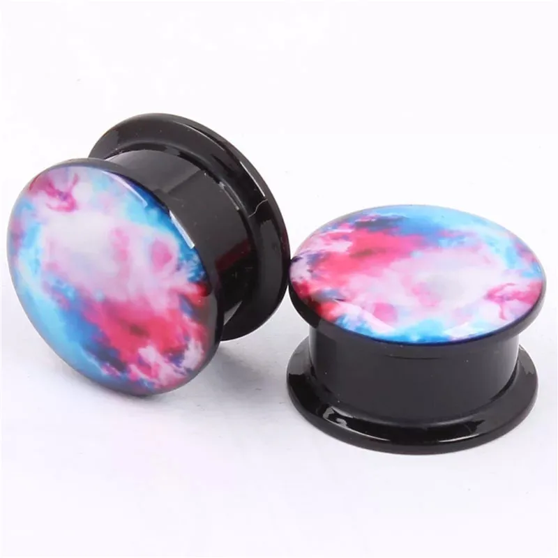 Модные радужные амбушюры пробки тоннели винтовые подходят для расширения