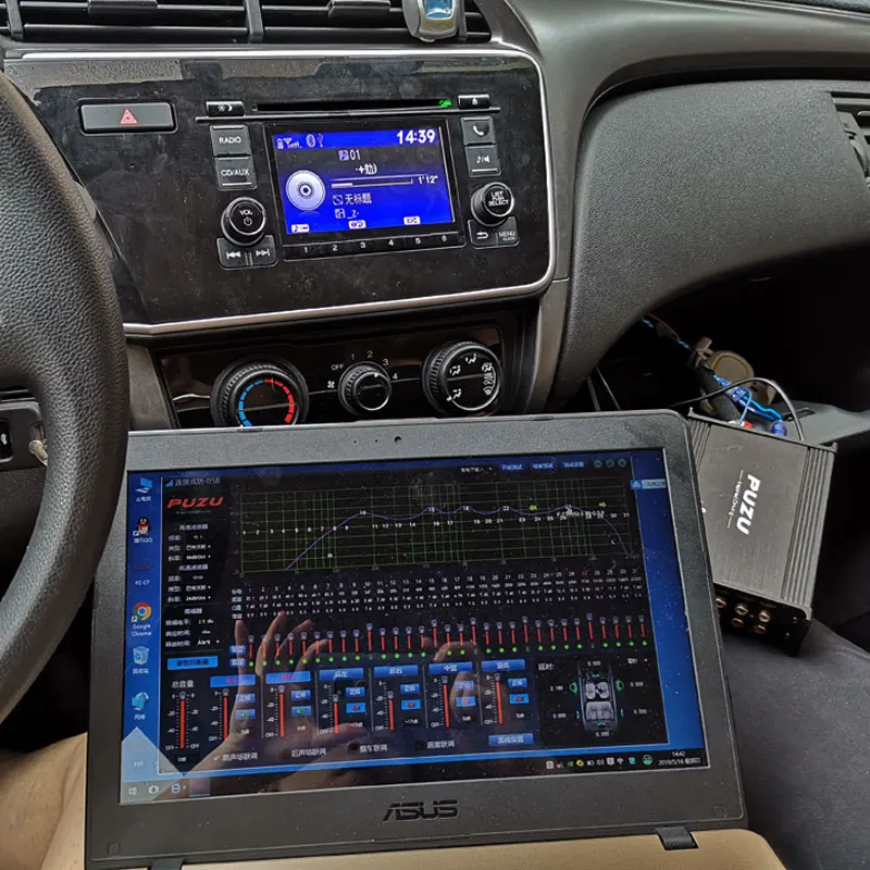 Цифровой звуковой процессор автомобиля DSP усилитель с 4X85 Вт для Nissan серии автомобильный усилитель аудио система цифровой аудио усилитель