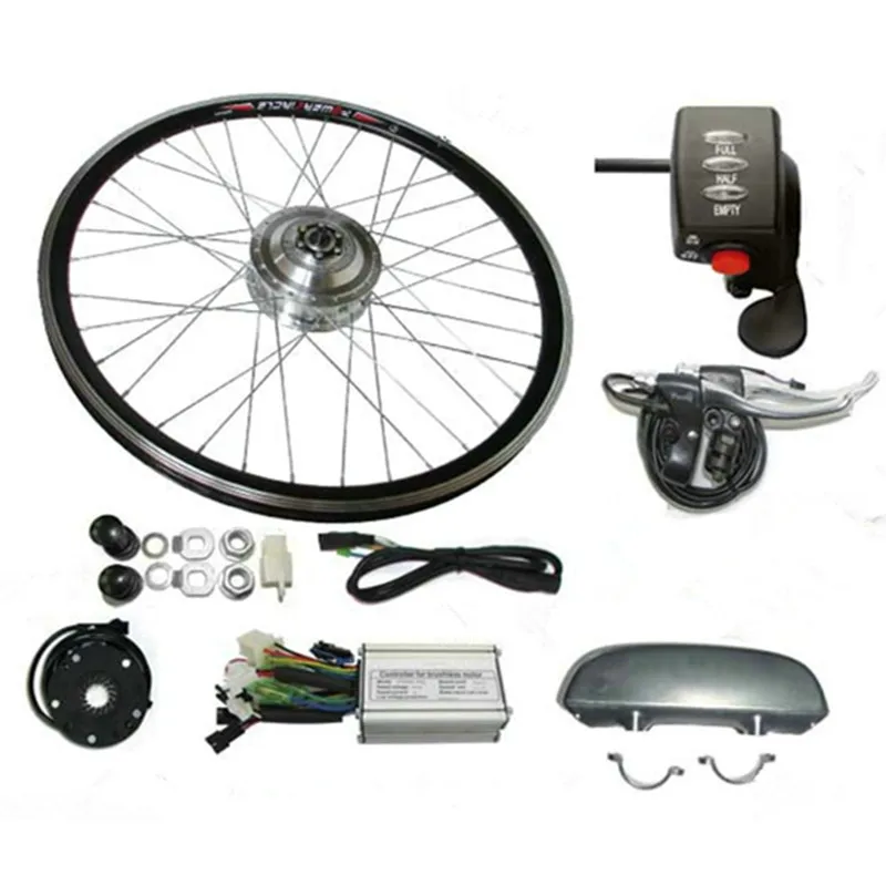 36V 350 W/500 W дешевый Электрический велосипед комплект с оправой 1" 20" 2" 26" 27," 700C(28") светодиодный ЖК-дисплей дополнительный двухколесного велосипеда