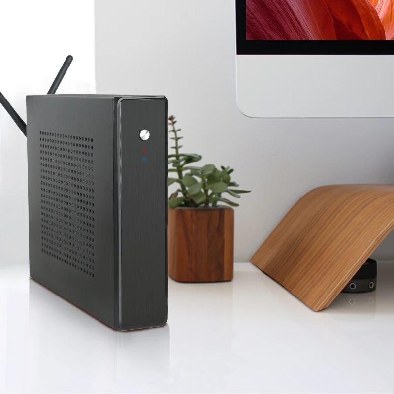 2018 Intel Celeron T4 J1900 Мини ПК Barebone Настольный тонкий клиент макро компьютер Бесплатная