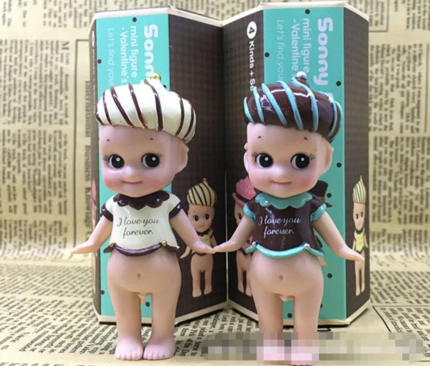 6 шт./лот шоколадный День Святого Валентина Sonny Angel мини фигурка ПВХ игрушка кукла