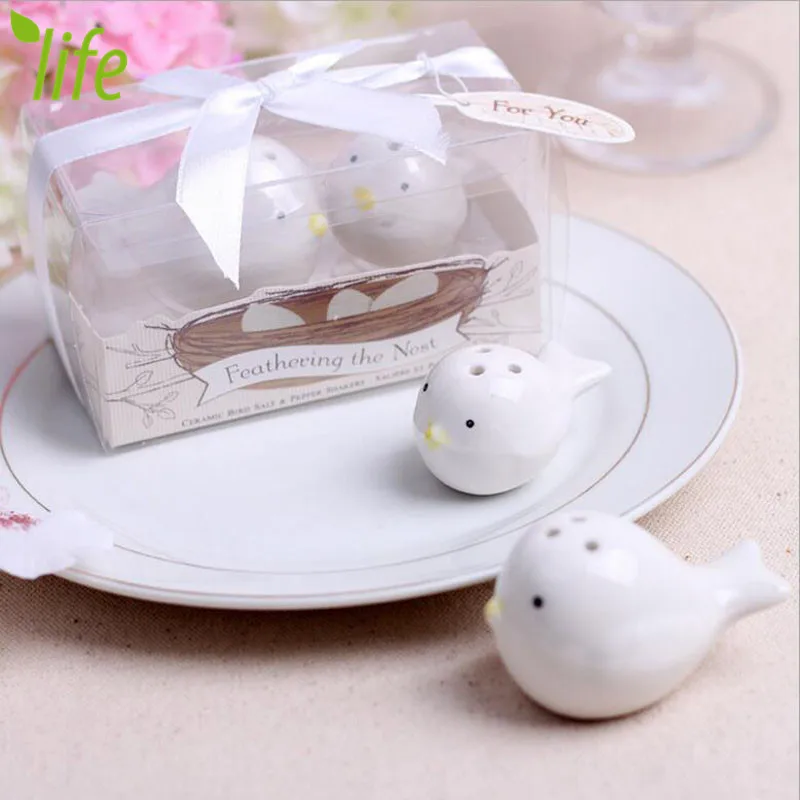 Маленькая птица керамический перец сахар шейкеры инструмент для специй утилита