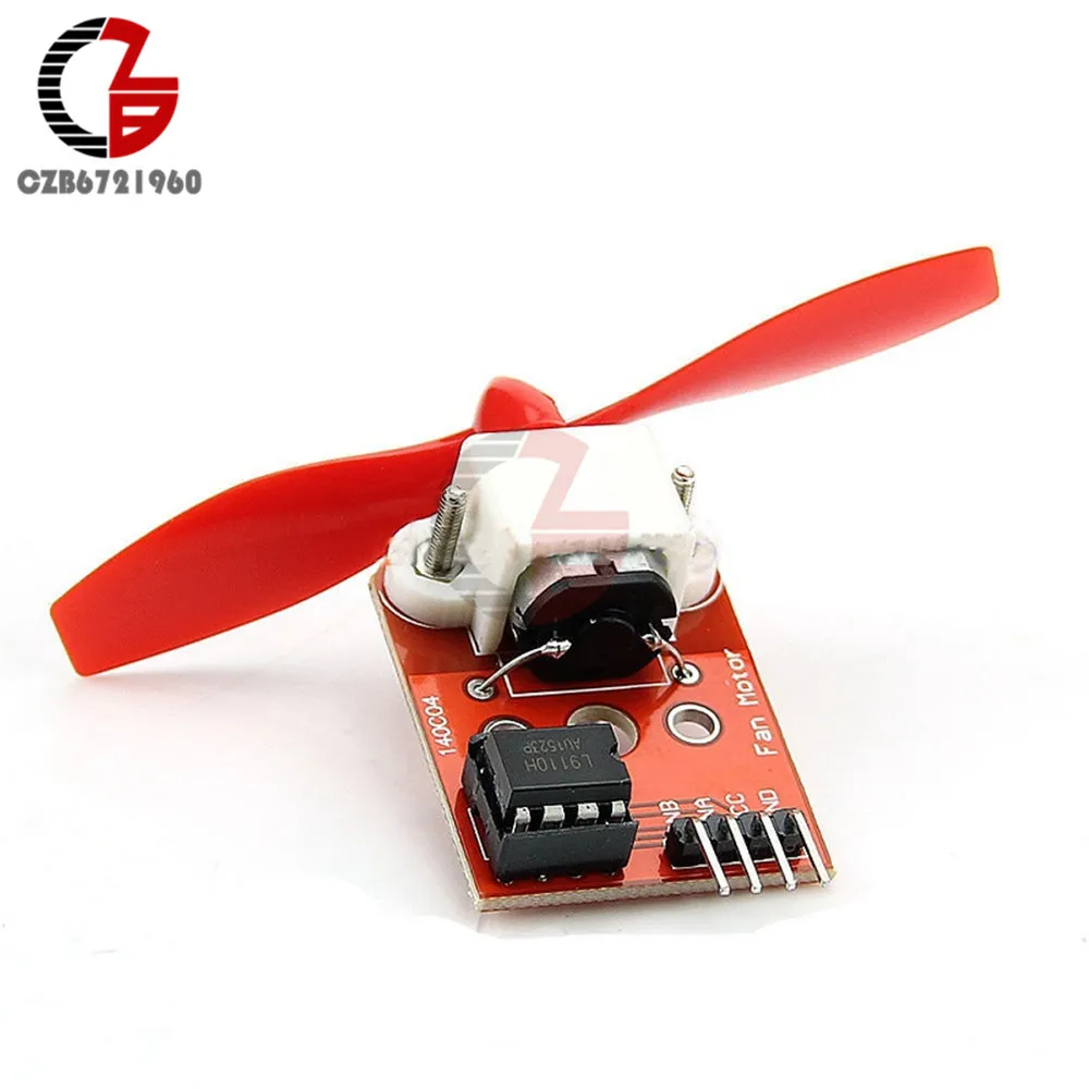 5V L9110 красный модуль двигателя вентилятора пропеллер пожарный робот для Arduino DIY|fan