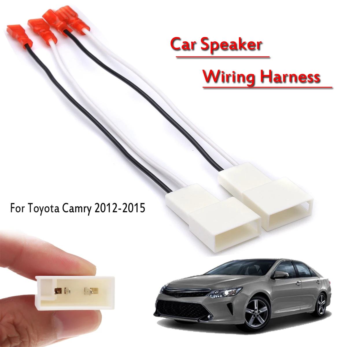 Пара автомобильных стереодинамиков жгут проводов кабель адаптер для Toyota Camry 2012