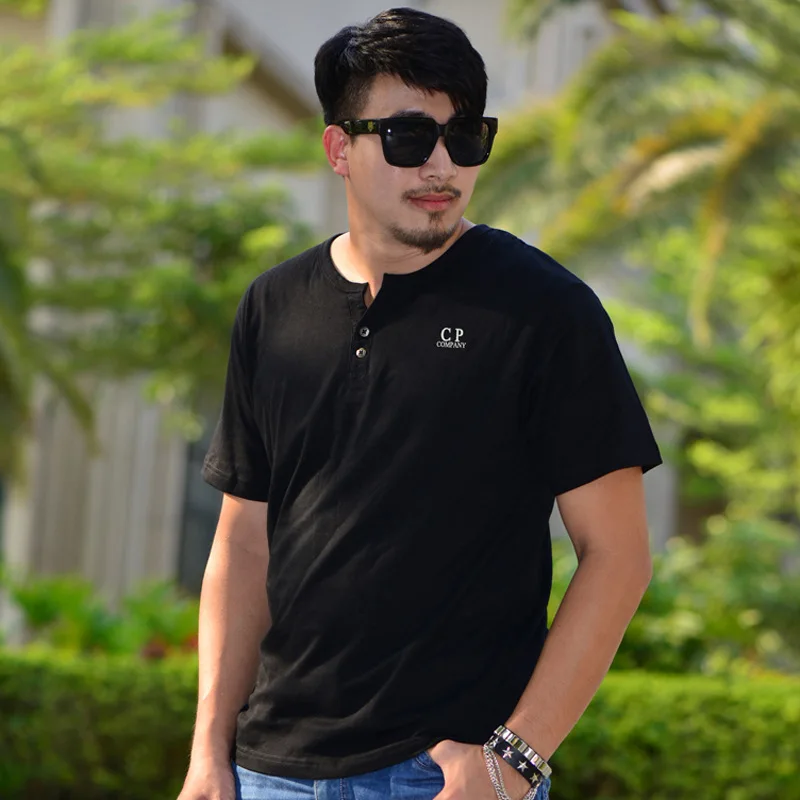 

8913 Large-size man's short-sleeved T-shirt big yards tide Korean men youth student Tshirts