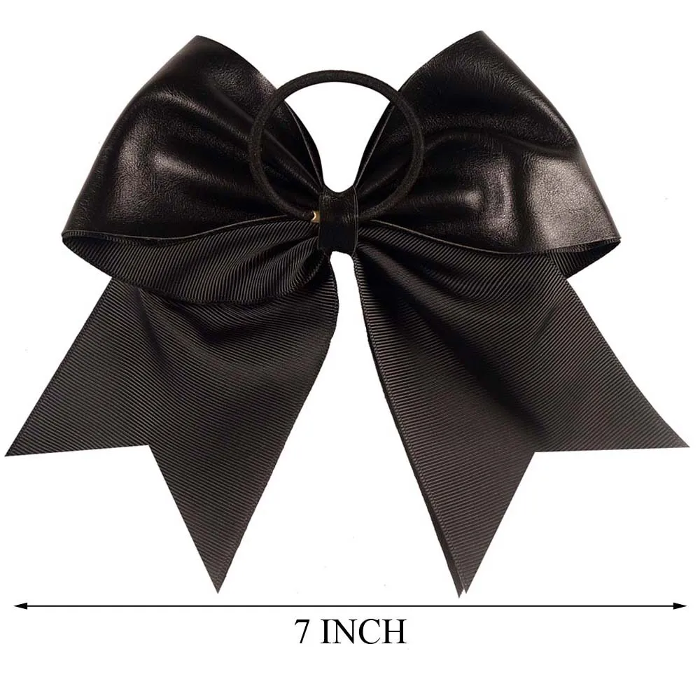 Повязка для волос с бантом из синтетической кожи девочек и женщин повязка на