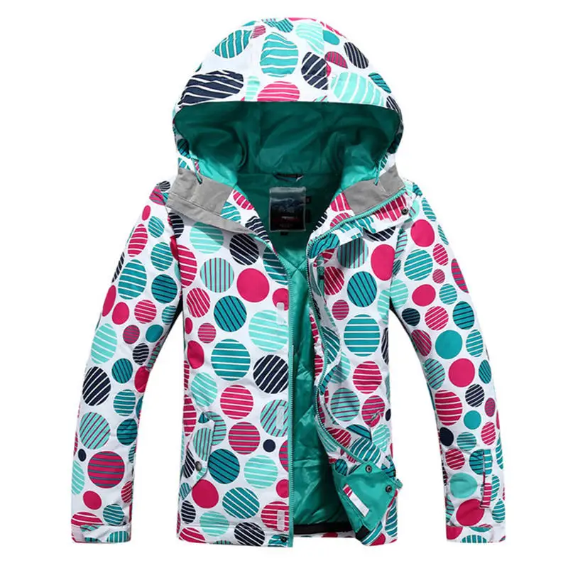 Высококачественные женские лыжные Куртки 10 К водонепроницаемый ветрозащитный