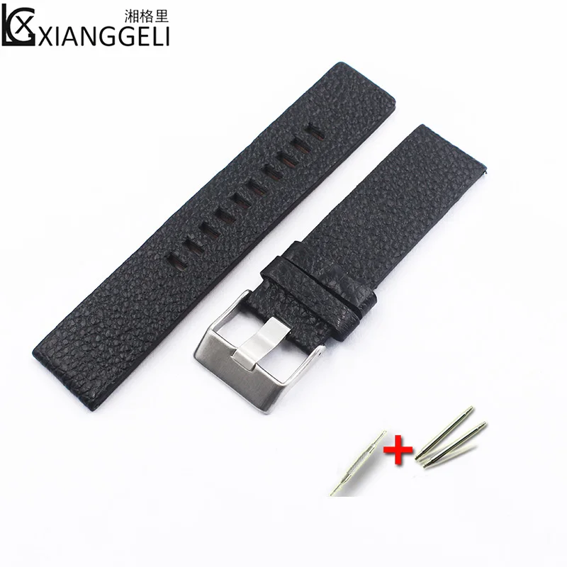 Кожаный ремешок для часов аксессуары для наручных часов 22mm24mm26mm28mm для дизельного топлива, DZ4323DZ1657DZ7257DZ4318DZ7313 Ms. Для мужчин мужских наручных часов