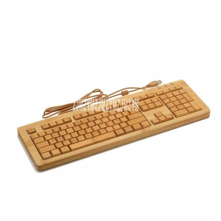 KU308 MU1055 1600 точек/дюйм проводная мышь и клавиатура комбо USB стандарт Bamboo Teclado Mecanico