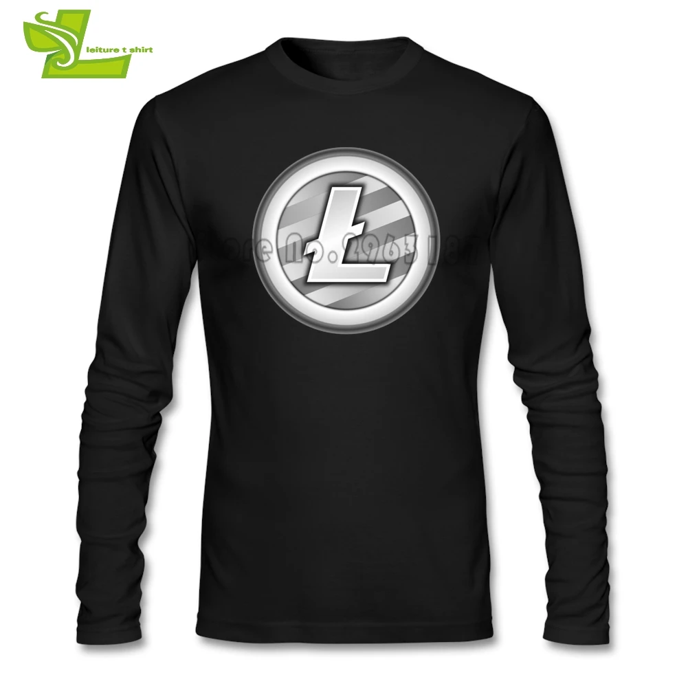 Litecoin футболка для подростков последняя модель классная свободная тренировок