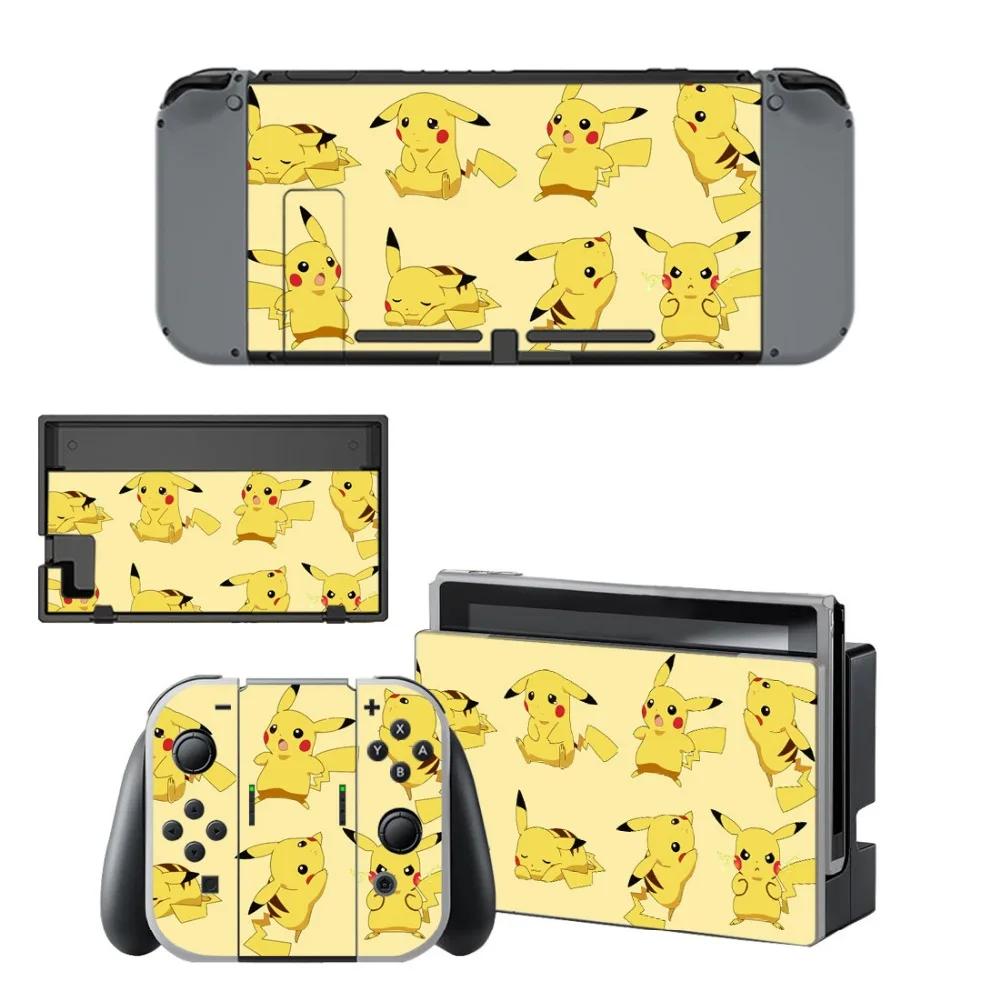 Наклейка Pokemonn с кожицей для Nintendo Switch NS Console геймпад с контроллером nindoswitch игровая Наклейка Виниловые наклейки защитная крышка