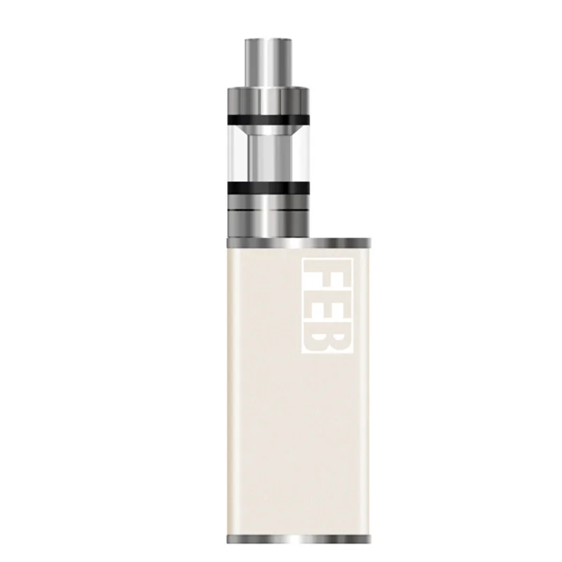 100% оригинал Sigaretta Elettronica комплект Completo Фев TC 80 Вт поле Mod Kit с 2500 мАч батарея дым Vape |