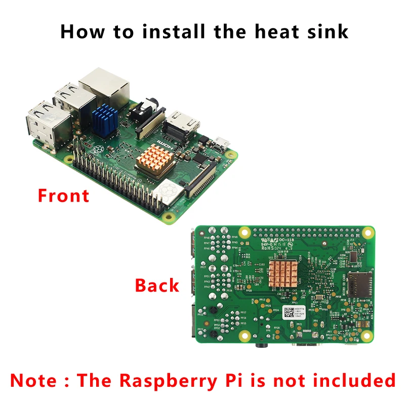 Raspberry Pi 3 B + акриловый чехол Model корпус коробка Купер алюминиевый радиатор кулер
