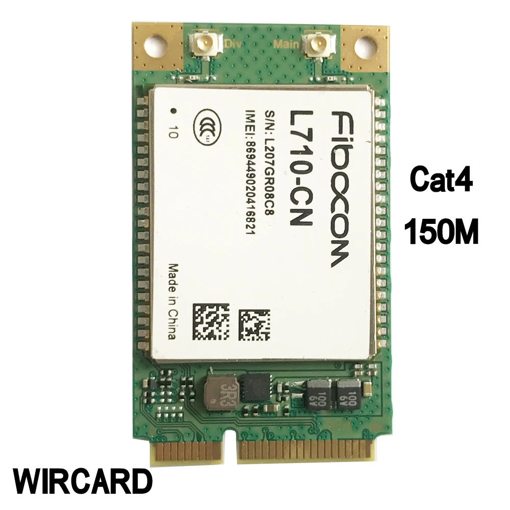 L710-CN 4G карта TDD-LTE FDD-LTE Cat4 mini PCI-E LTE модуль