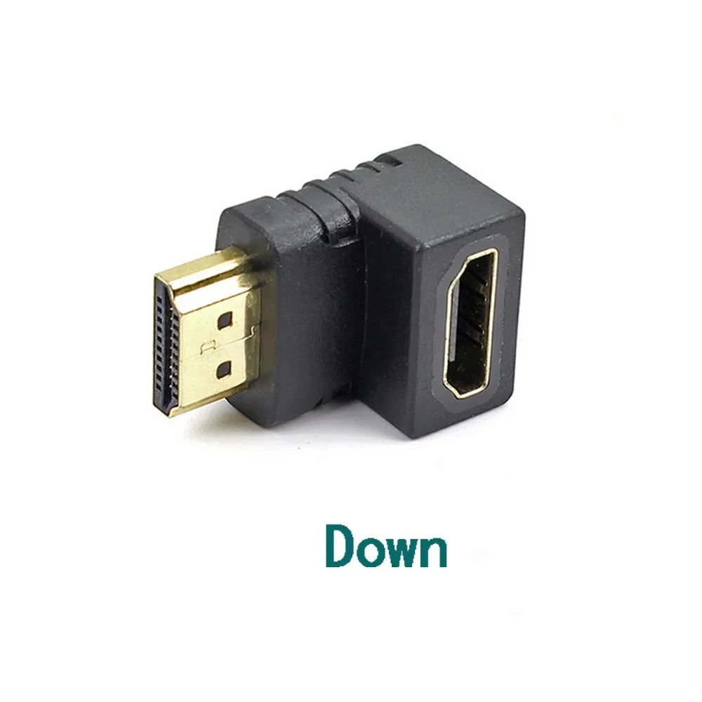 HDMI папа к Женский Кабель адаптер преобразователь удлинитель угол 90 градусов 270