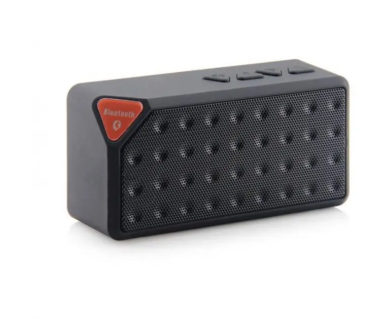 Черный Мини Bluetooth динамик X3 TF USB FM радио беспроводной портативный музыкальный звуковой ящик сабвуфер громкий динамик s с микрофоном для телефона ПК - Цвет: Черный