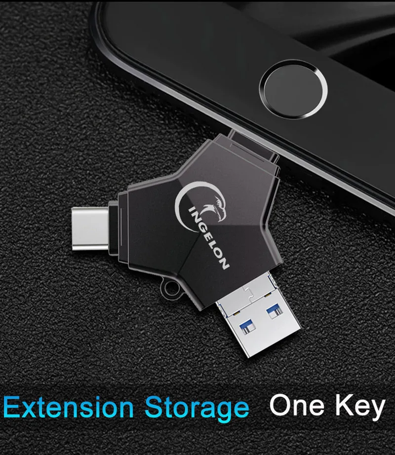 Ingelon диск на ключ 32 ГБ usb флэш-накопитель 64 ГБ 3,0 clef usb флешка pendrive personalizado custom diy DJ 128 ГБ для iphone ручка-накопитель