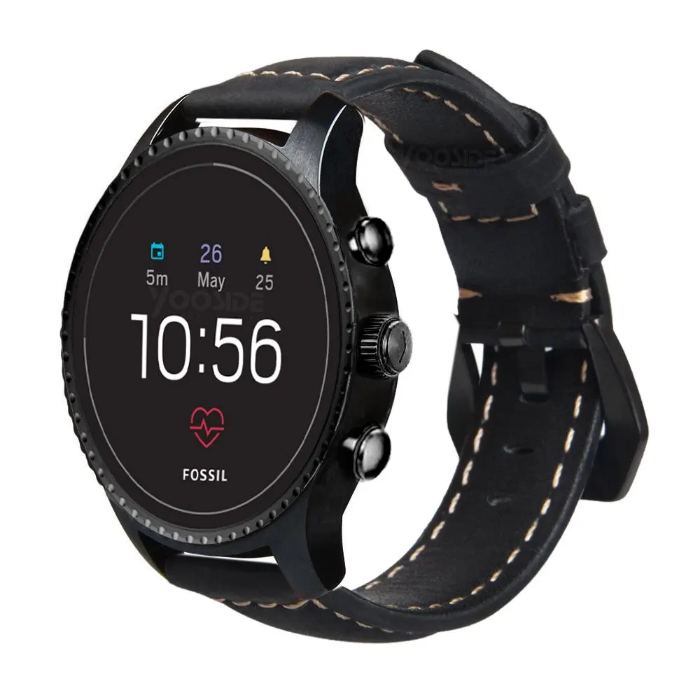 Ремешок из натуральной кожи для мужских часов Fossil Gen 4/3 Explorist HR 22