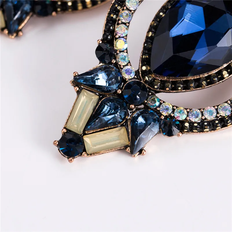 ADOLPH Star Jewelry винтажные хрустальные глаза Boho женские серьги гвоздики модные