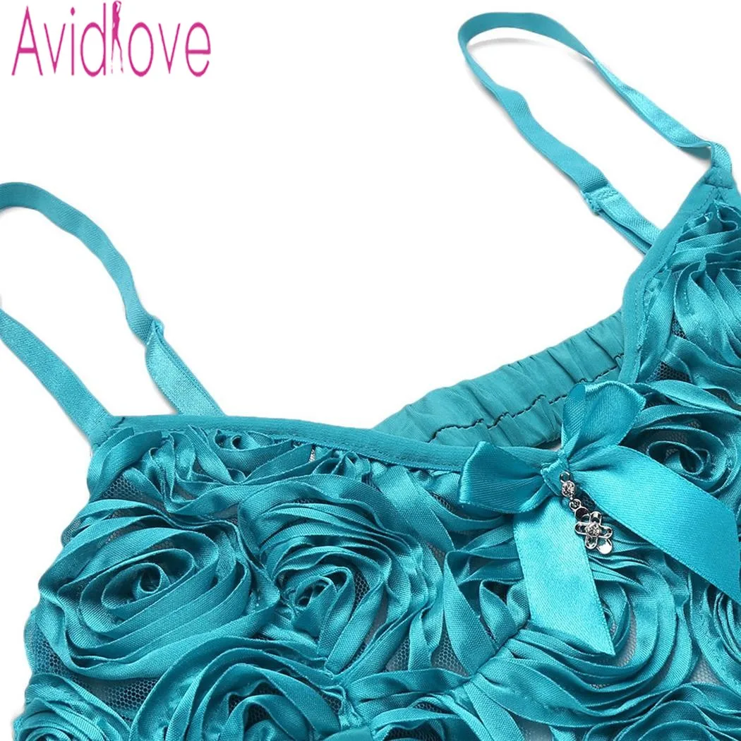 Avidlove 2018 Новая летняя ночная рубашка женская сексуальная с v образным вырезом
