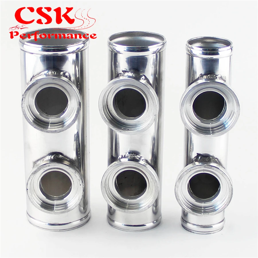 Универсальный двойной Впускной выдувной Клапан адаптер Фланцевая труба 2 &quot50 мм