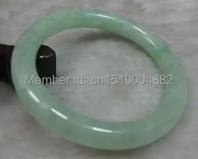 

FREE SHIPPING 00165 NATURE BEAUTIFUL GREEN JADEITE BRACELET BANGLE 54MM