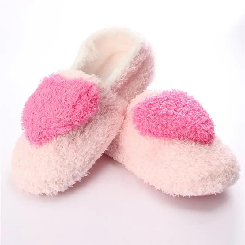 Женские тапочки теплые домашние с мягкой подошвой для спальни плюшевые