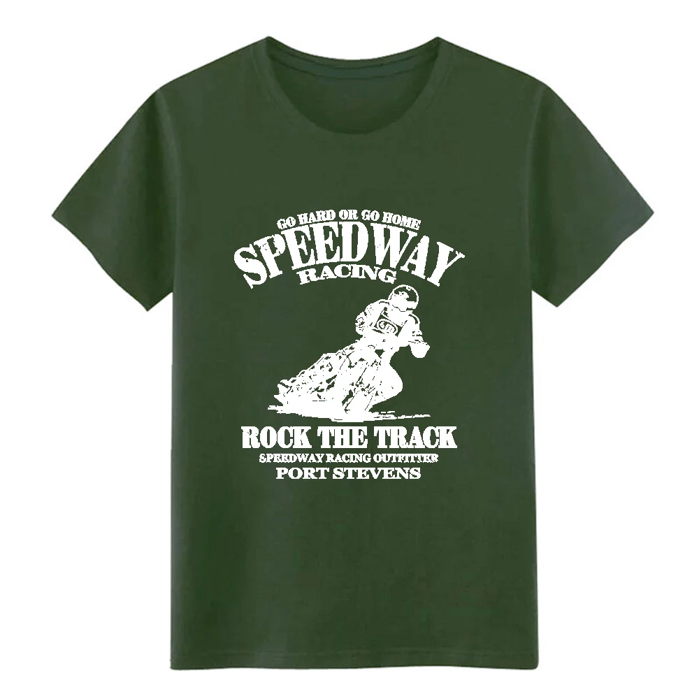 Мужская футболка с коротким рукавом speedway racing трикотажная круглым вырезом новая