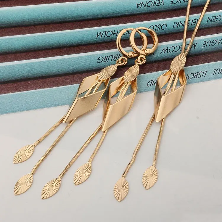 Женский комплект ювелирных изделий в африканском стиле ожерелье с подвеской