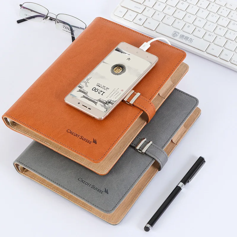 Персональный органайзер кожа Бизнес Ring Office Binder Портативный Kawaii повестки дня