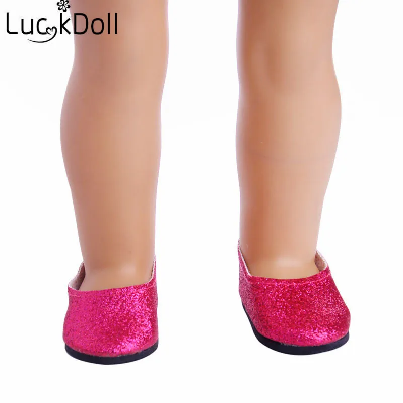 Красочная милая обувь LUCKDOLL 18 дюймов американская кукла 43 см аксессуары для