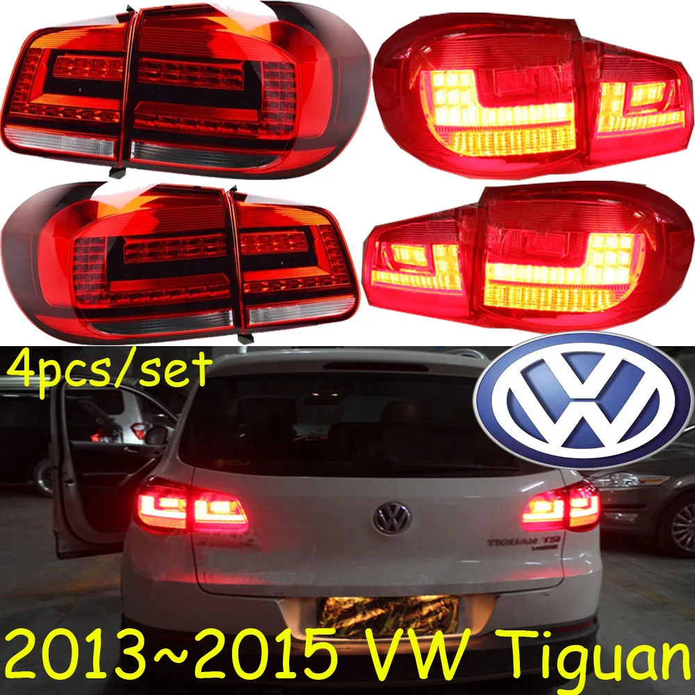 Tiguan задний светильник, 2013~ ;! Светодиодный, 4 шт./компл., Tiguan задний светильник, Tiguan противотуманный светильник; Tiguan