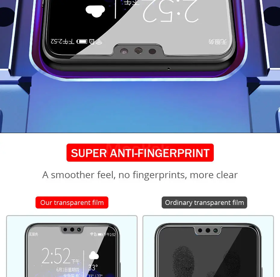 3 шт протектор экрана закаленное стекло для huawei Honor 8A 8X MAX 7X 7A 7C Pro Защитное стекло для Honor 9 10 20 Lite 20i пленка