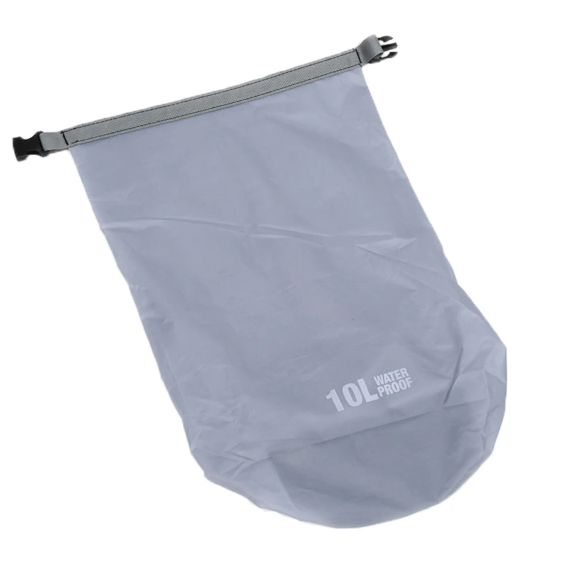 

Portable 10L Waterproof Storage Drying Bag Multicolor Solid Color Mountaineering Dry Storage Bag Rowing Drifting Travel Goods