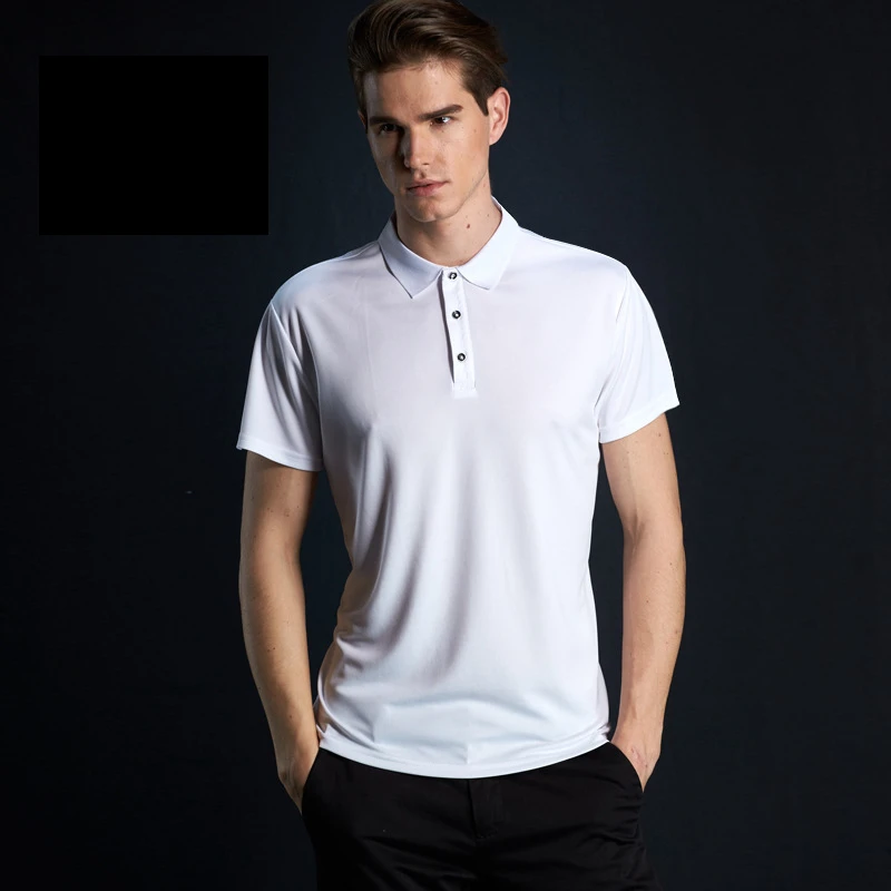 Sportswear Polo Shirts Men Summer Quick Dry Polos Slim Fit Casual Solid Short Sleeve Shirt | Мужская одежда
