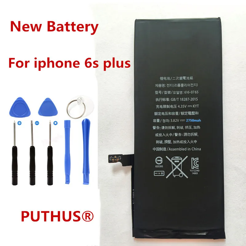 Для iphone 6s plus Батарея 0 цикл 3 8 V 2750Mah внутренняя литий-ионная батарея Замена для 6S +